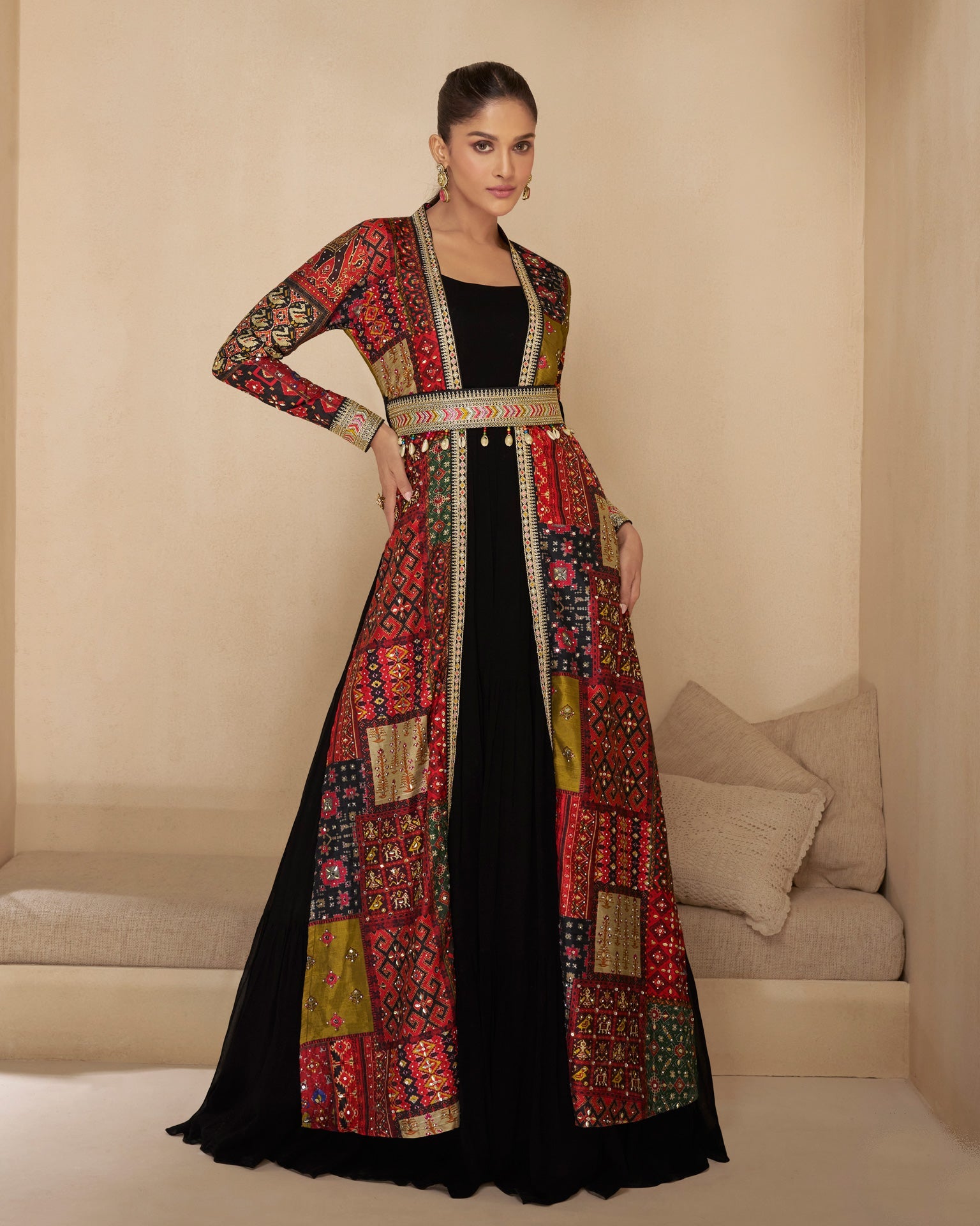 Long anarkali jacket hotsell