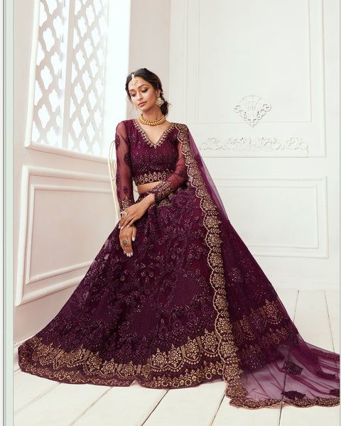 Net Lehenga Choli