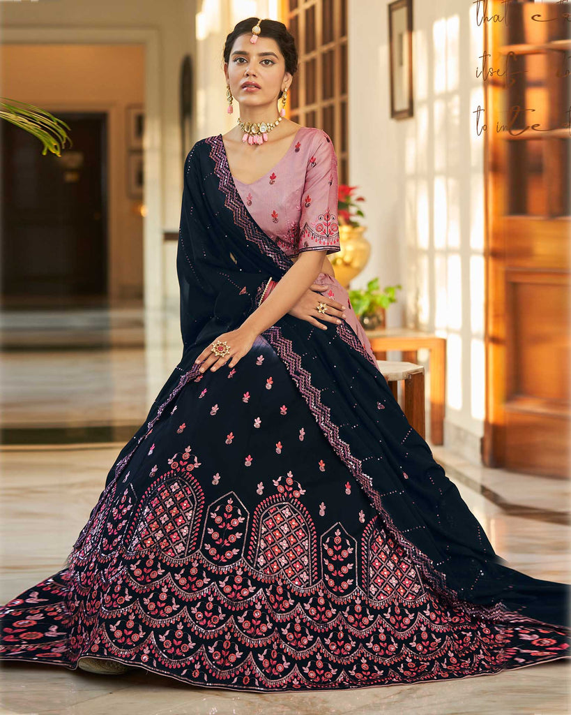 Ready to ship | Hot Pink Casual Satin Bridal Lehenga Choli, Hot Pink Casual  Satin Bridal Lehengas and Hot Pink Casual Satin Bridal Ghagra Chaniya  Cholis online shopping