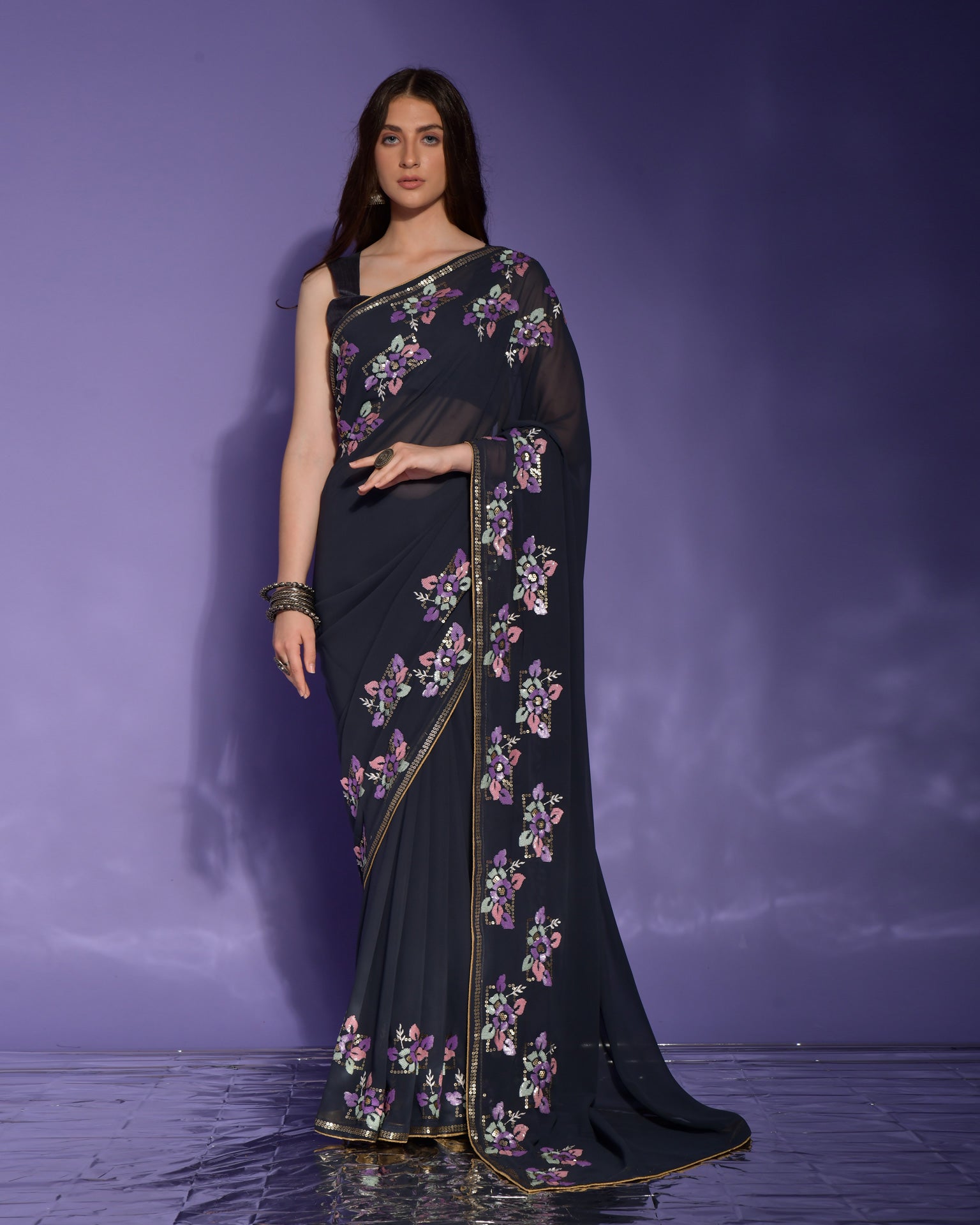 Elina fashion Women's Stitched Banglori Silk Wine Blouse for