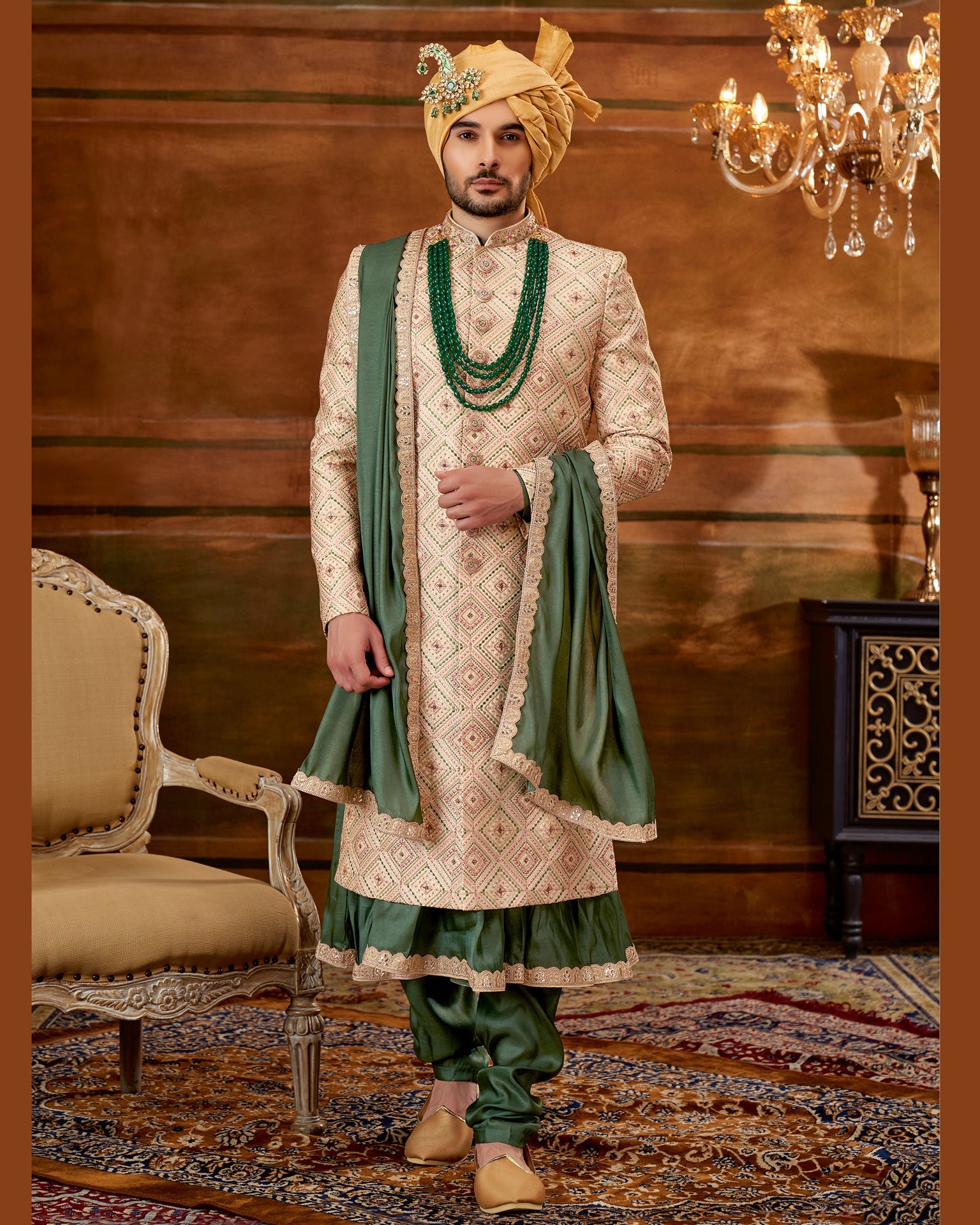 HOT Groom Outfit Groom Sherwani Style 2018 Groom Sherwani