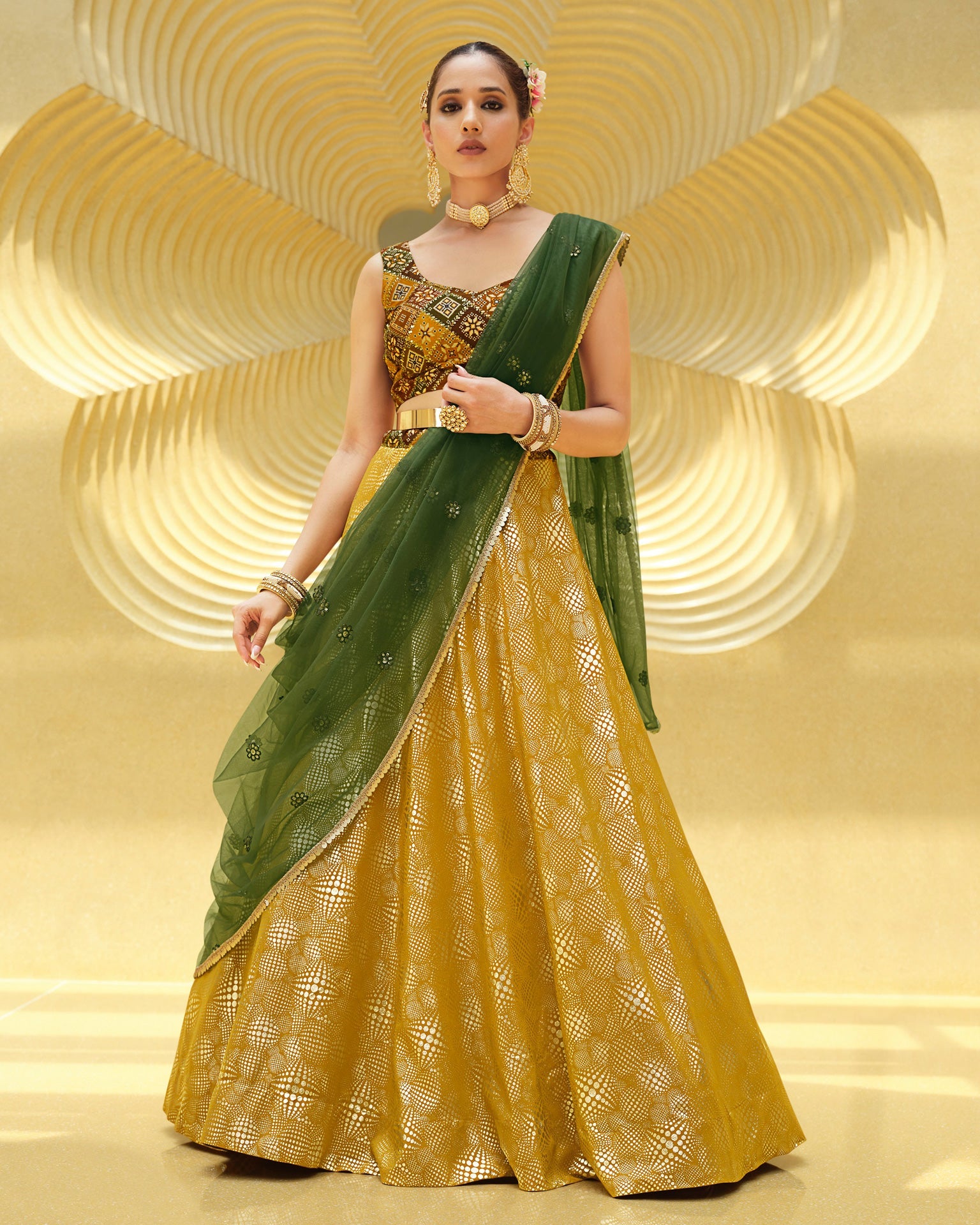 Georgette lehenga hotsell choli with dupatta