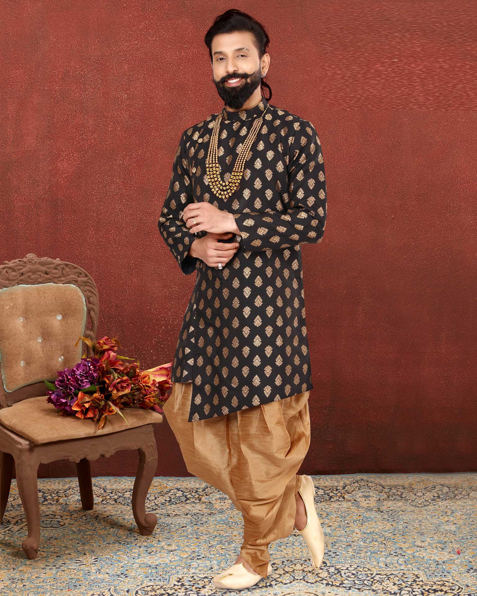 Buy Jodhpuri Suit With Dhoti for men Online from Indian Designers 2024