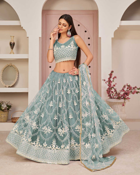 Net Lehenga Choli