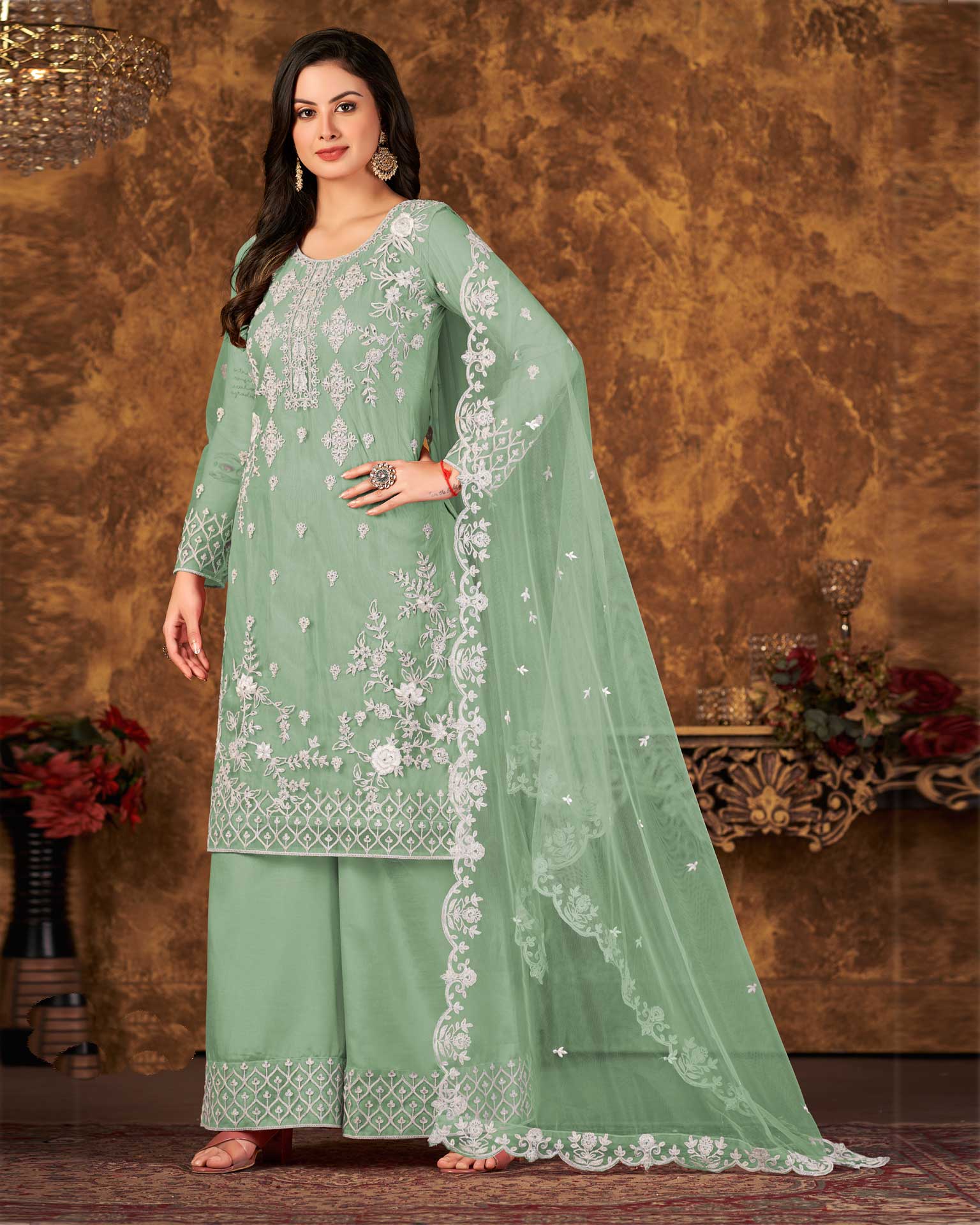 Net clearance palazzo suits