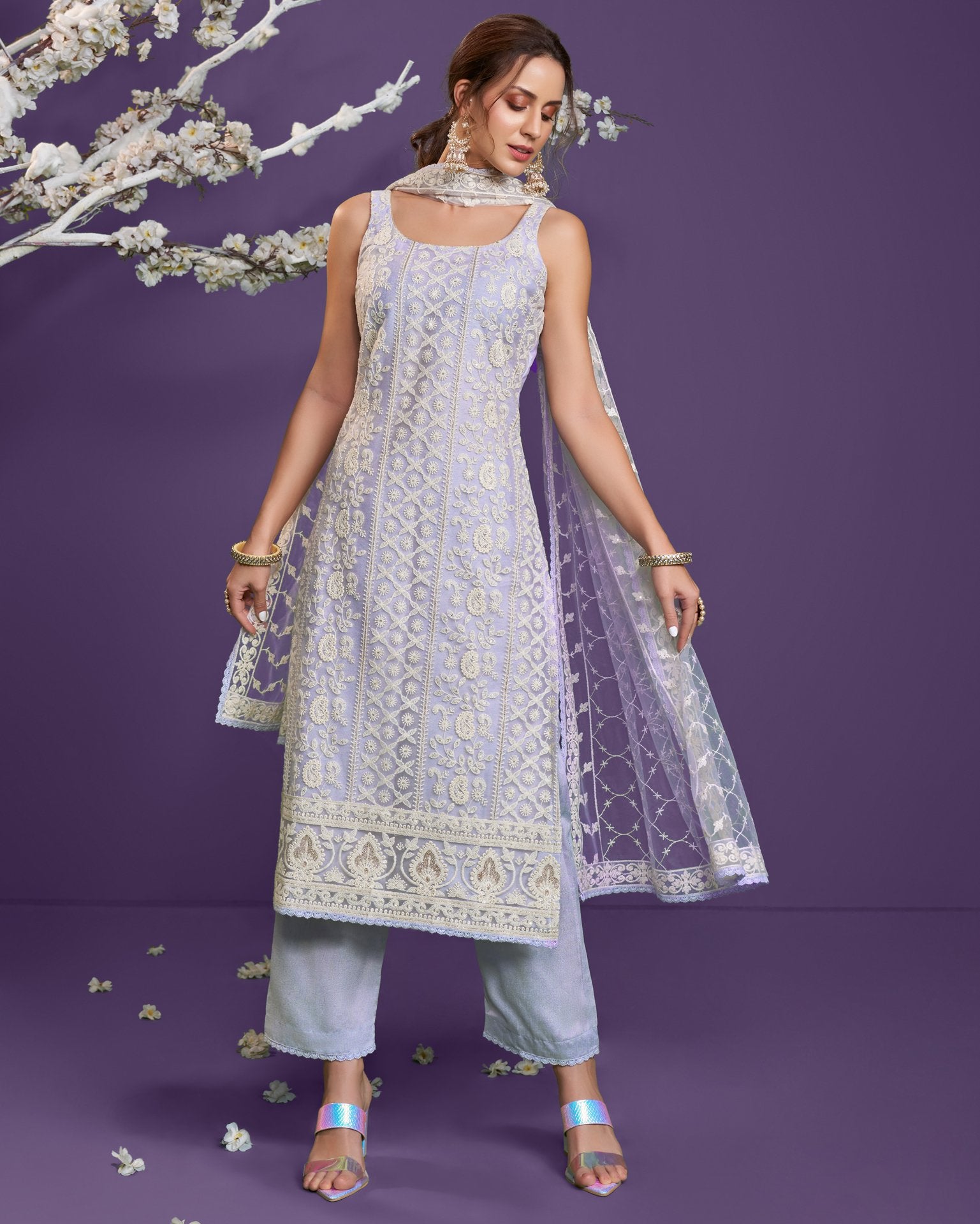 Tight 2025 palazzo suit